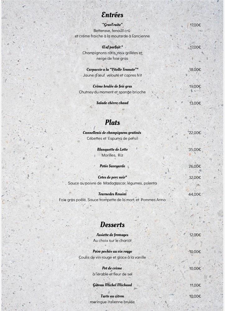 LE PLACARD - Menu Image 2